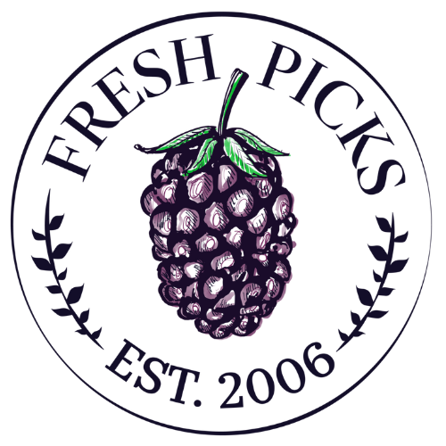 circular icon logo for Fresh Picks